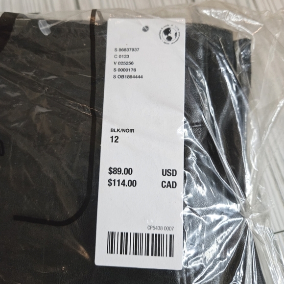 Urban Outfitters Silence + Noise Sydney Faux Leather Moto Pants in Black NWT - Picture 9 of 13